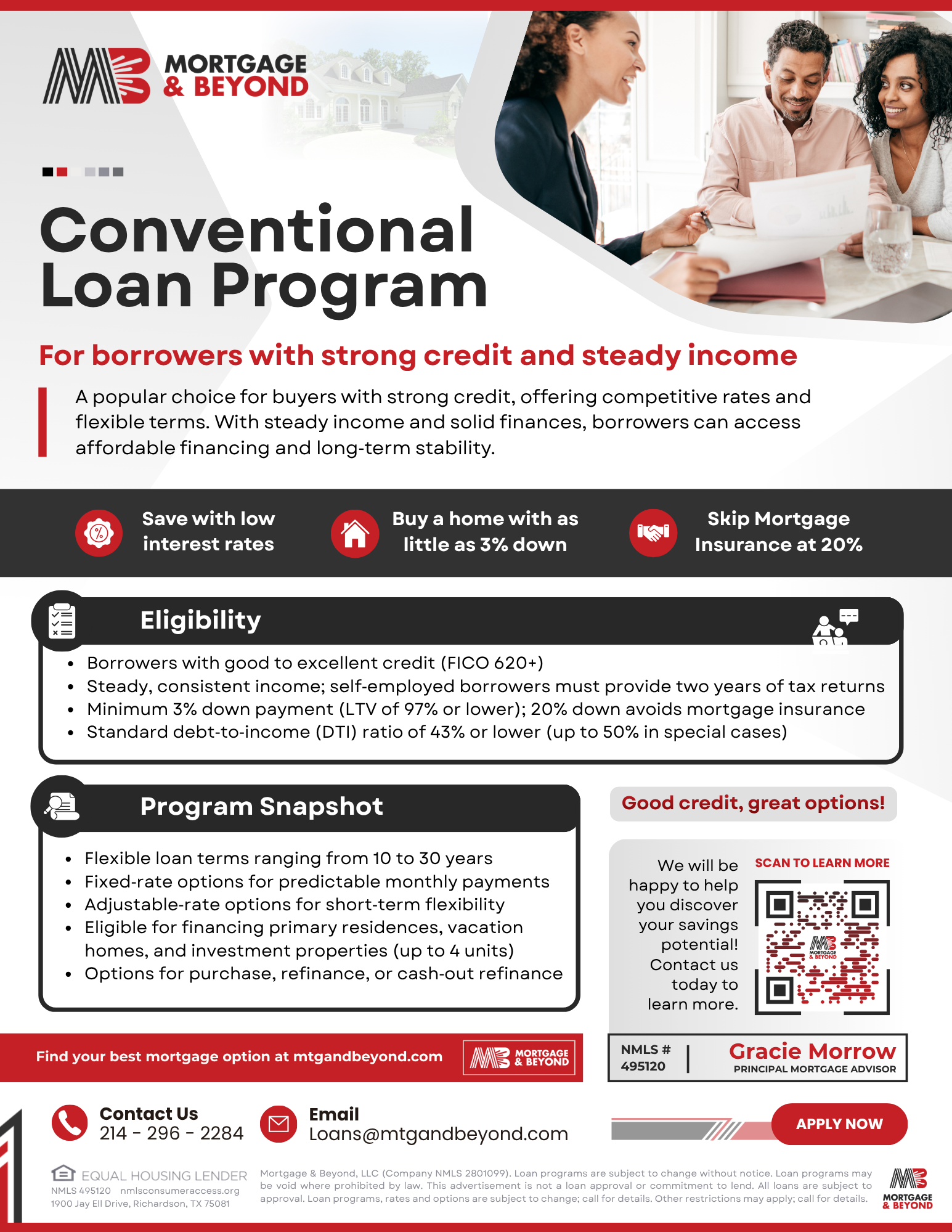 Conventional Loan Flyer