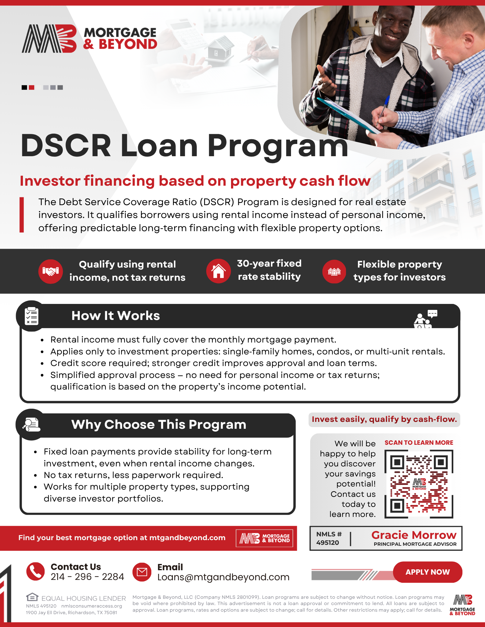 DSCR Loan Flyer