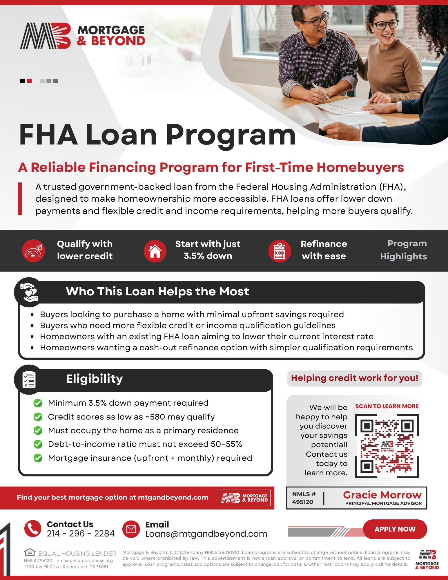 FHA Loan Flyer