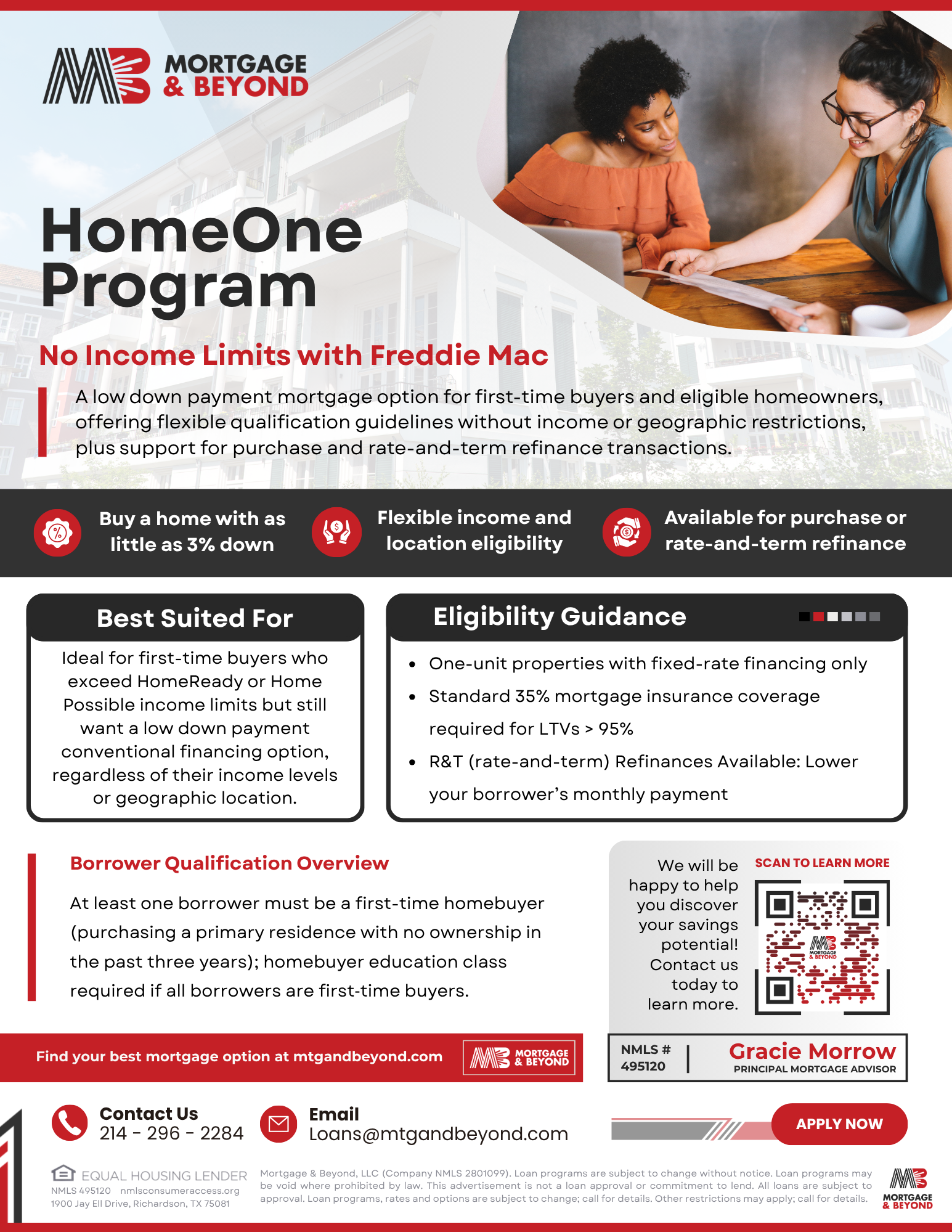 HomeOne Program Flyer