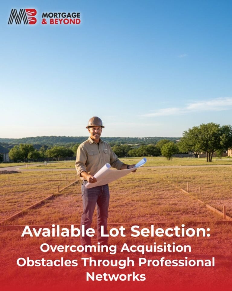 Available Lot Selection: Overcoming Acquisition Obstacles Through Professional Networks