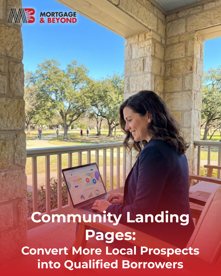 Community Landing Pages: Convert More Local Prospects into Qualified Borrowers