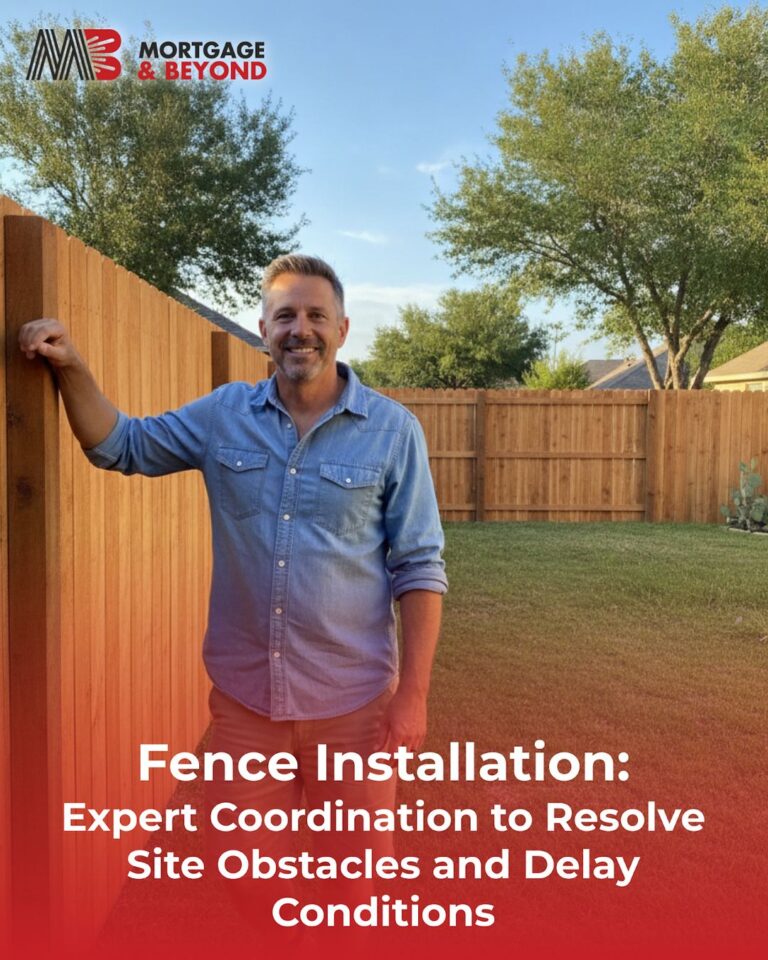 Fence Installation: Expert Coordination to Resolve Site Obstacles and Delay Conditions
