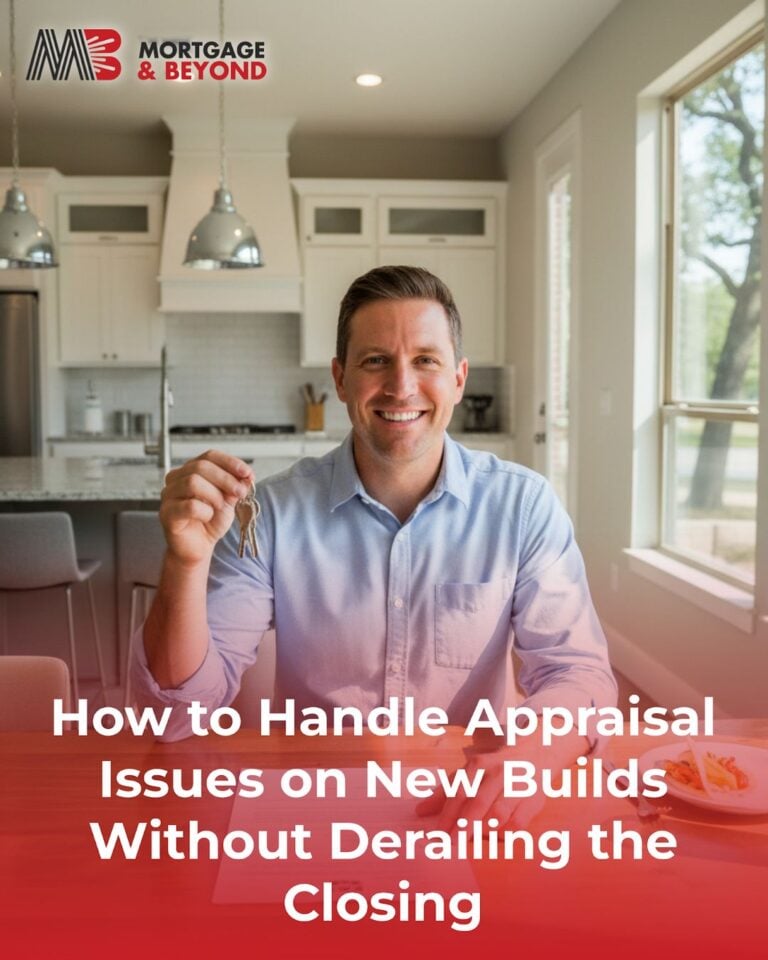 How to Handle Appraisal Issues on New Builds Without Derailing the Closing