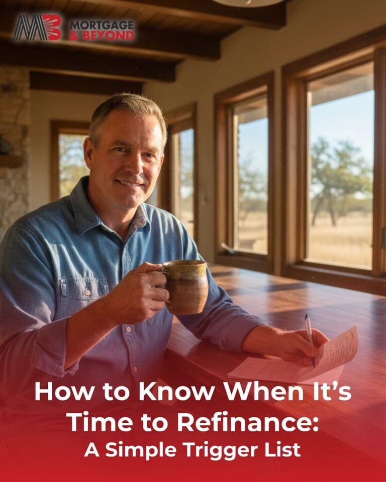 How to Know When It’s Time to Refinance: A Simple Trigger List