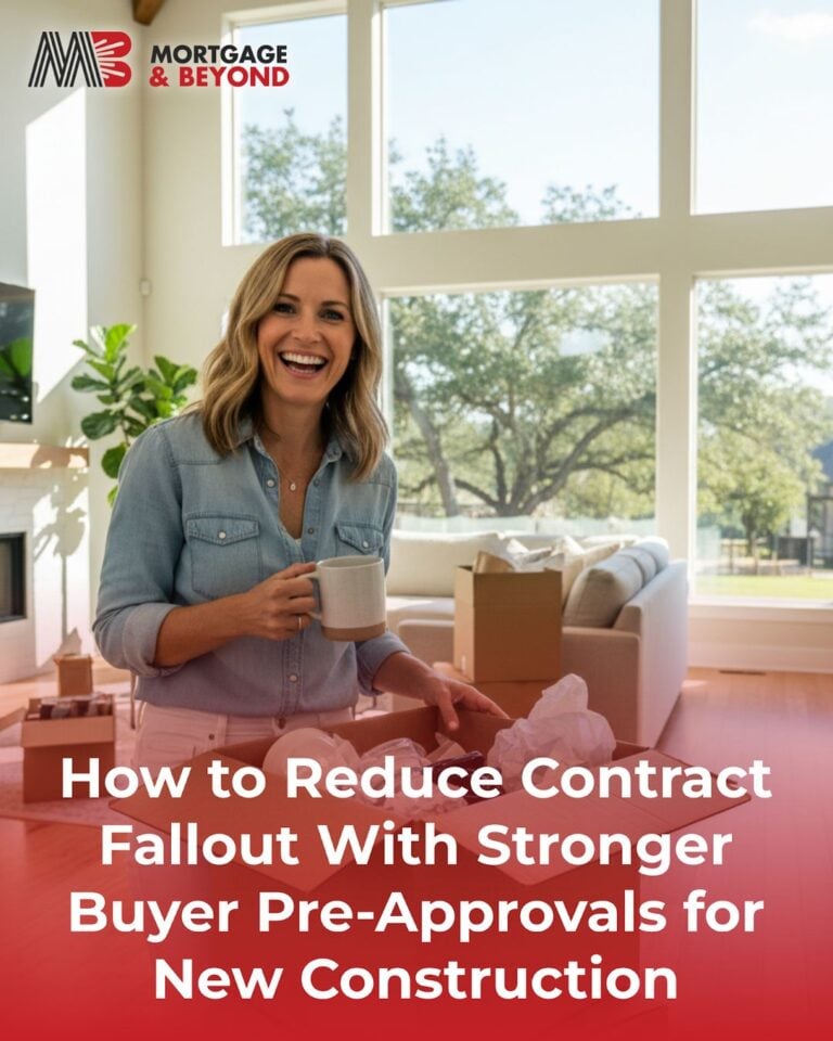 How to Reduce Contract Fallout With Stronger Buyer Pre-Approvals for New Construction