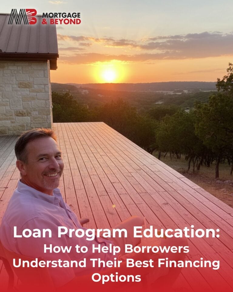 Loan Program Education: How to Help Borrowers Understand Their Best Financing Options