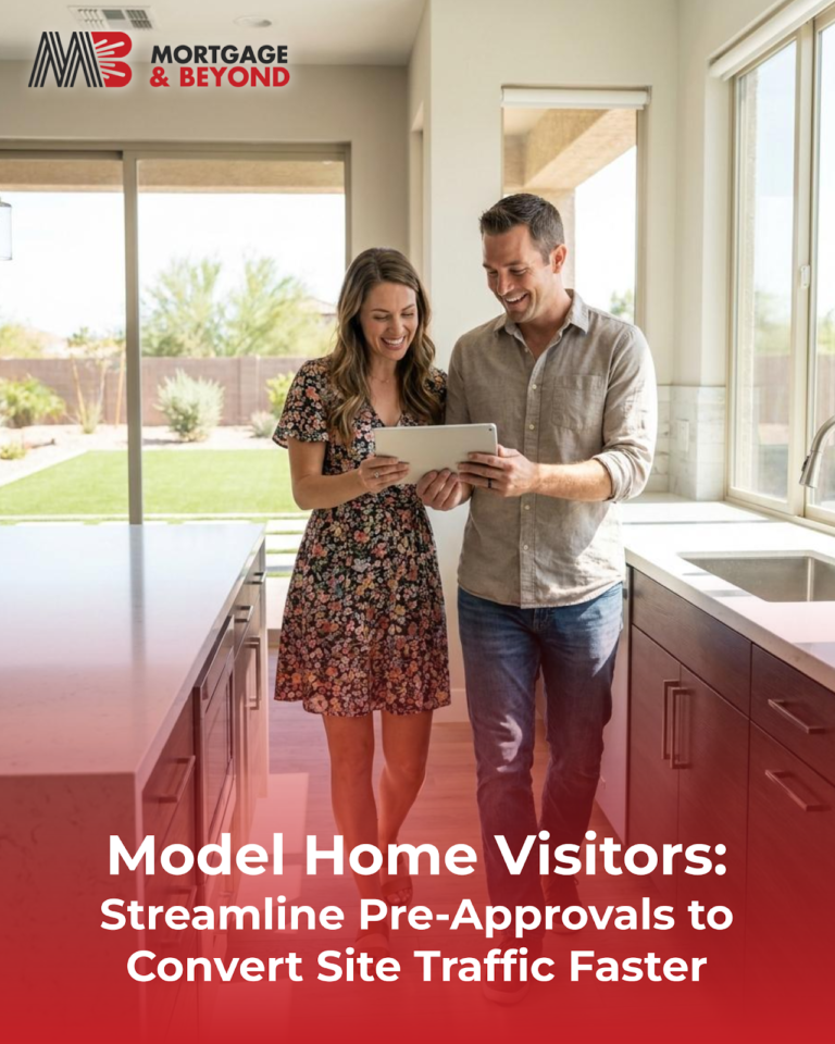 Model Home Visitors: Streamline Pre-Approvals to Convert Site Traffic Faster