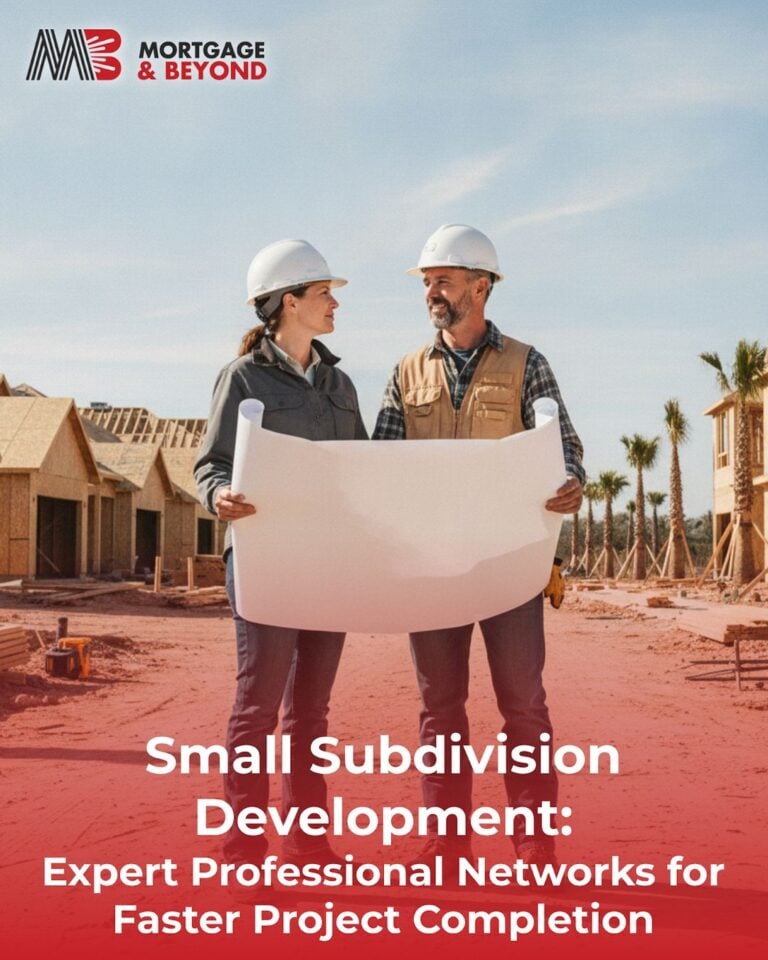 Small Subdivision Development: Expert Professional Networks for Faster Project Completion