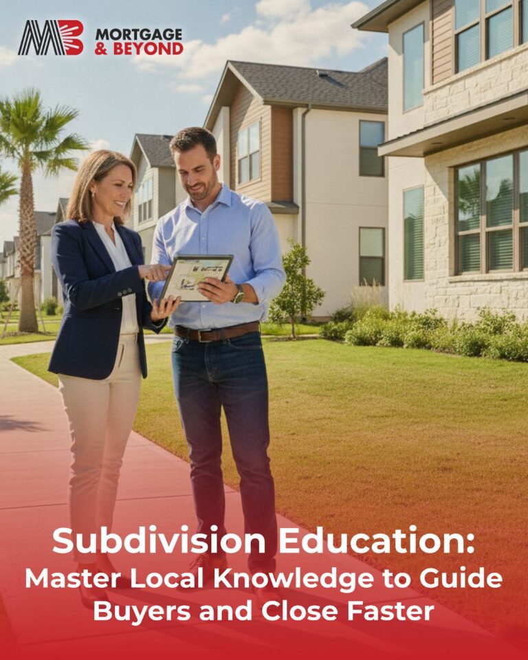 Subdivision Education: Master Local Knowledge to Guide Buyers and Close Faster