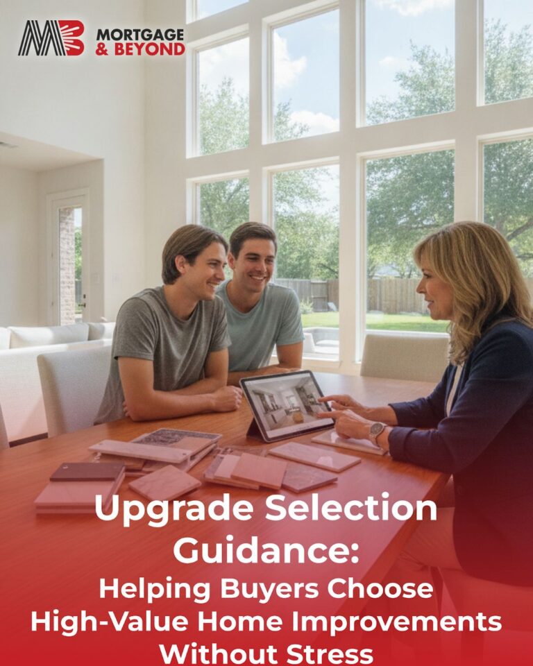 Upgrade Selection Guidance: Helping Buyers Choose High-Value Home Improvements Without Stress