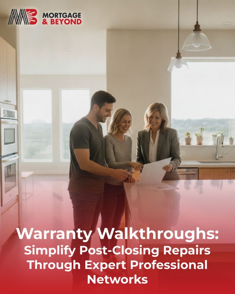 Warranty Walkthroughs: Simplify Post-Closing Repairs Through Expert Professional Networks